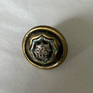 Vintage Gold and Silver Button